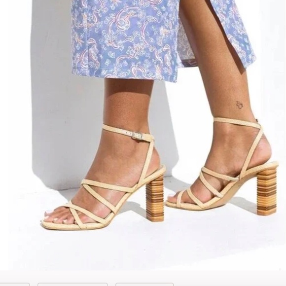 🌞 Dolce Vita Jenko Raffia Heels – Size 8 – NEW IN BOX 🌞 - Picture 1 of 13